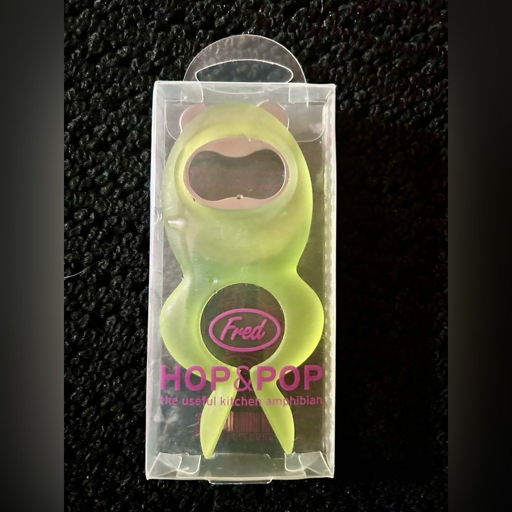 Fred Green Frog 🐸 Hop & Pop Bottle Opener